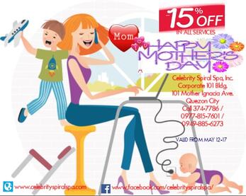 Mothers day massage promo